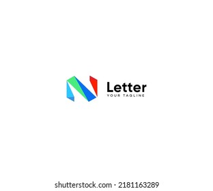 N Letter Logo Vector Template Abstract Monogram Symbol