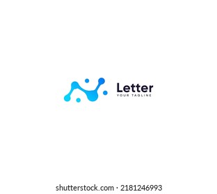 N Letter Logo Vector Template Abstract Monogram Symbol