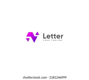 N Letter Logo Vector Template Abstract Monogram Symbol