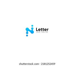 N Letter Logo Vector Template Abstract Monogram Symbol