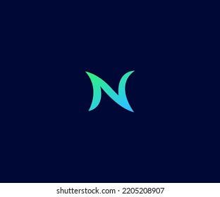 N Letter Logo Vector Template Abstract Monogram Symbol