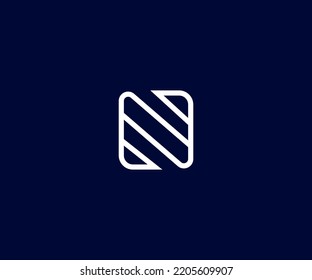 N Letter Logo Vector Template Abstract Monogram Symbol