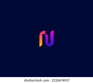 N Letter Logo Vector Template Abstract Monogram Symbol