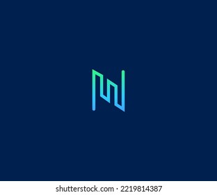 N Letter Logo Vector Template Abstract Monogram Symbol. Usable for Business sport, technology, fashion, digital And future creative logo