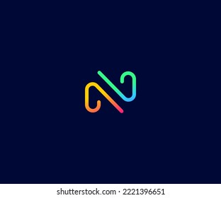 N Letter Logo Vector Template Abstract Monogram Symbol. Usable for Business sport, technology, fashion, digital And future creative logo