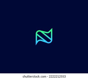 N Letter Logo Vector Template Abstract Monogram Symbol. Usable for Business sport, technology, fashion, digital And future creative logo