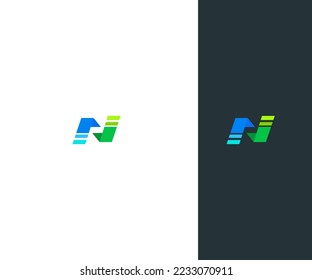 N Letter Logo Vector Template Abstract Monogram Symbol. Usable for Business sport, technology, fashion, digital And future creative logo