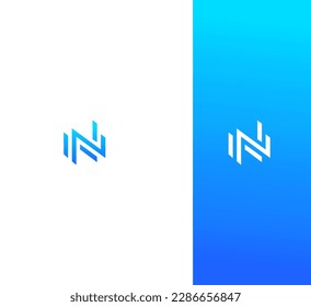 N Letter Logo Vector Template Abstract Monogram Symbol 