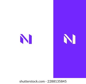N Letter Logo Vector Template Abstract Monogram Symbol 
