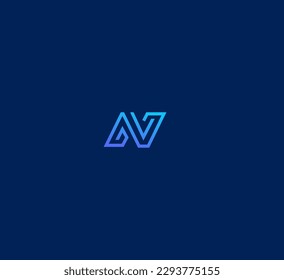 N Letter Logo Vector Template Abstract Monogram Symbol 