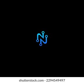 N Letter Logo Vector Template Abstract Monogram Symbol 