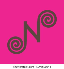 N letter logo for your company