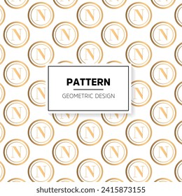 N letter Pattern with circle outline golden color luxury style | Textile pattern design fashion, Textile pattern design, Fashion, Packaging, Branding