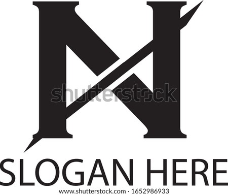 N Letter Proffesional Logo Template