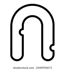 Letra N, letra mayúscula de queso Vector Mice.