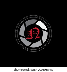 n letter vactor design logo.