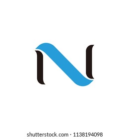 n letter vector logo