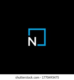 n letter vector logo abstract template