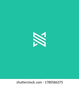 n letter vector logo abstract template