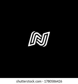 n letter vector logo abstract template