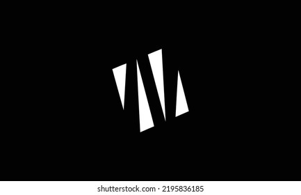  N letter vector logo abstract template 