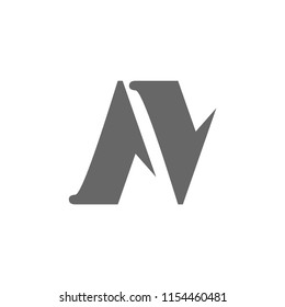 n letter vector logo. av letter vector logo