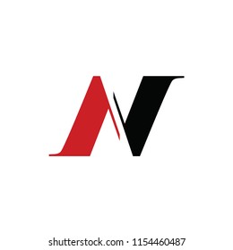 n letter vector logo. av letter vector logo