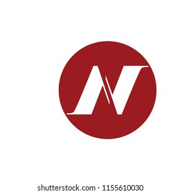 n letter vector logo. av letter vector logo