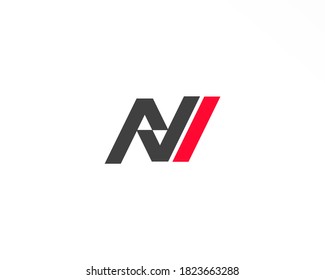 N Icono de diseño de logotipo vectorial de letra