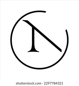N letter vector logo design symbols icon