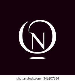 N letter vector logo template (sign, symbol, emblem, ornament)