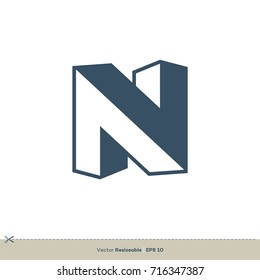 N Letter vector Logo Template Illustration Design. Vector EPS 10.