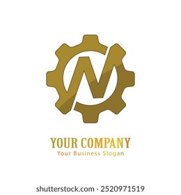 O logotipo com letras N é simples, fácil de entender e confiável