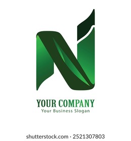 N  lettering logo is simple, easy to understand and authoritative