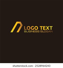El logotipo de N lettering es simple, fácil de entender y autorizado