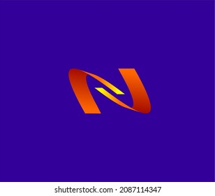 N LETTERING LOGO TYPE FOR COMPANY