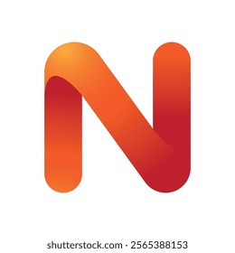 N Logo Abstract Alpabet Template Illustration Design