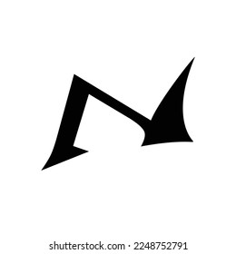 N logo art design vector template