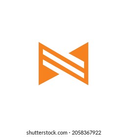 N logo clean simple and elegance