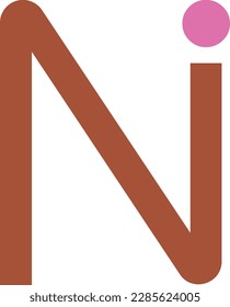 N logo consists of a single letter that has been designed in a minimalistic style. The letter is typically a stylized version of the first letter of the brand name. The logo uses two colors, which c