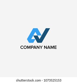 Diseño del logotipo A y N