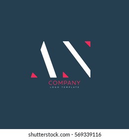 A N logo design for Corporate 