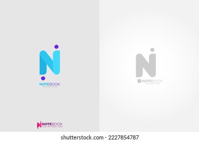 N Logo-Design mit kreativem Look. Ein kreatives, modernes Firmenlogo.