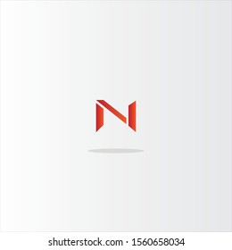 n logo design. font logo design