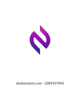 N Logo Design. N Initial Vector Illustration