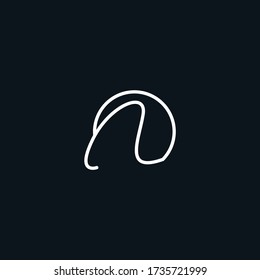 N logo design. letter logo design Abstract letter logo