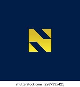 N Logo Design. Letter N Simple Design. Initial N Vector