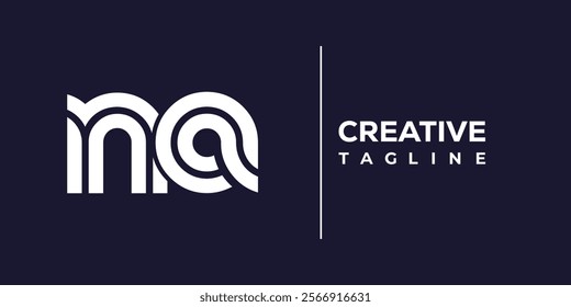 N and A logo design. NA abstract Letters Logo Monogram. This logo design is the process of creating a visual symbol that represents a brand, company, or individual.