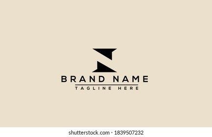 N Logo Design Template Vector Graphic Branding Element.