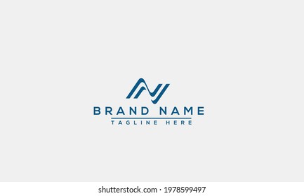 N Logo Design Template Vector Graphic Branding Element.